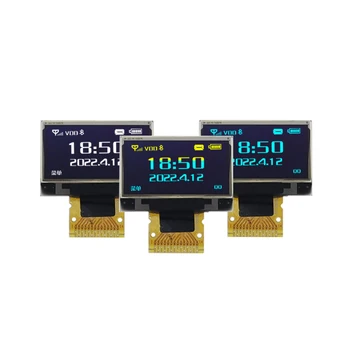 0,96-инчов OLED-дисплей С тясна рамка 128 * 64 Точкова матрица SSD1315, който има 15PIN, Съвместим с SSD1306