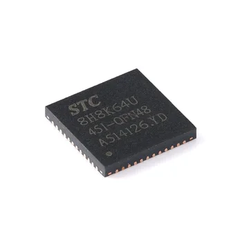 1 бр. нов оригинален микропроцессорный чип STC8H8K64U-45I-QFN48 1T 8051