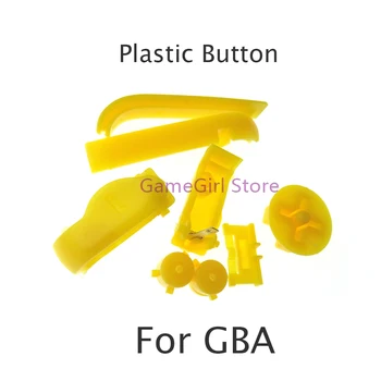 1 комплект пластмасови бутони A, B, L, R, D-Клавиш за кръстосано посока Pad за комплекти за подмяна на конзола за игри Gameboy Advance GBA
