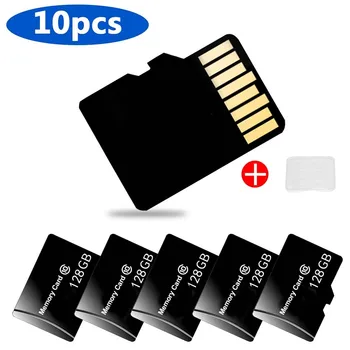 10 бр./лот Мини SD-Карта 4 GB 8 GB 16 GB 32 GB 64 GB 128 GB Карта памет C10 TF Карта Мини-TF Карта minisd флаш карта, безплатно лого за подаръци