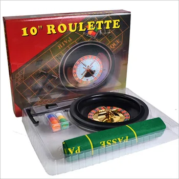 10-инчов комплект за игра в казино Рулетка с кърпа на Чипове за бар KTV Party Game Забавни игри