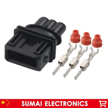 10 комплекта 3-контактни 3,5-мм штекерных конектори горивни инжектори/живопис с маслени дюзи/педала на газта, за да Bosch plug connector