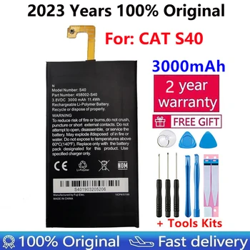 100% Подмяна на Оригиналната Батерия с капацитет 3000 mah Батерии за Caterpillar CAT S40 458002-S40 Bateria 