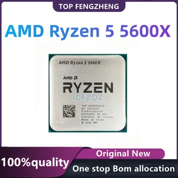 100% чисто Нов AMD Ryzen 5 5600X НОВ R5 5600X 3,7 Ghz 6-ядрени 12-стрийминг процесор на 7 NM, 65 W L3 = 32 M 100-000000065 Гнездо AM4