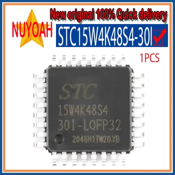 100% чисто нов оригинален микроконтролер STC15W4K48S4-30I LQFP32 усъвършенствано тип 1T8051 MCU с Освинцованными Твердотельными Танталовыми Кондензатори Polar