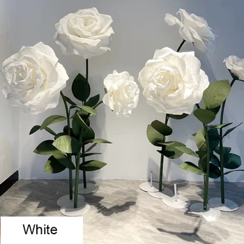 11 Tahun Pemasok Grosir Kualitas Tinggi Bunga Dekorasi Pernikahan Raksasa Peony Bunga Kertas Krep