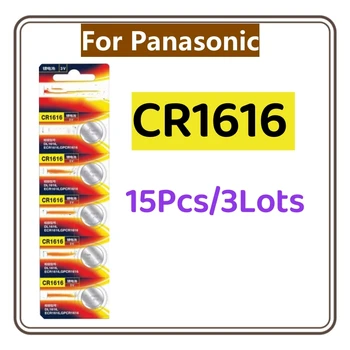 15-20 парчета Оригинал за Panasonic CR1616 3V Батерии, бутони, литиева батерия за монети, часовници, електронни играчки, калкулатори 0