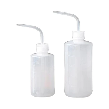 2 бутилки с пластмасова лабораторна фитил за съхранение на течности 500 мл / 17 мл 250 мл / 8,5 унции на Директна доставка
