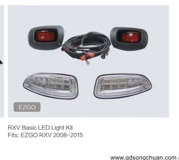 2 комплекта EZGO RXV комплект електрически фарове за голф-кара задна светлина за количка за голф