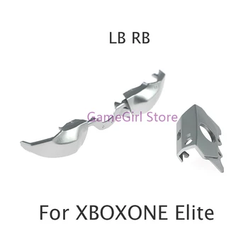 20pcs Сребърни Брони В Ивицата LB РБ, стартер със Среден Държач Скоба За Подмяна на Контролера на Xbox One Elite