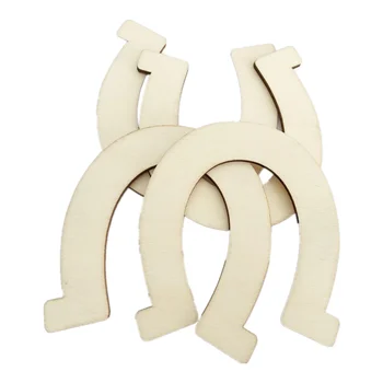 24ШТ празни недовършени дървени букви, diy от дърво U-образна форма, украса за сватбени партита