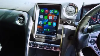 256 Г За Nissan GTR GT-R Skyline R35 2008-2015 Всичко в Един Автомобил Tesla Екран Аудио Интелигентна Система за Радио 2Din видео плейъри, GPS 0
