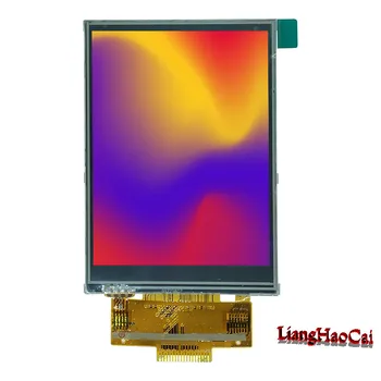 3.2-инчов TFT LCD екран Устойчивост на тъчпада модул SPI печатна платка 14-пинов адаптер 320x240 ILI9341 Разстояние между контактите 0,8 мм 4-жична серийна