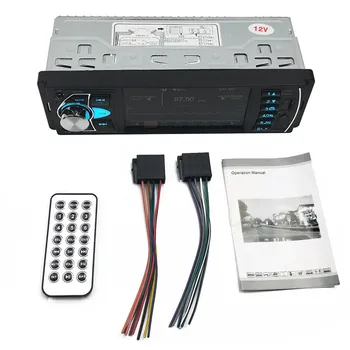 4-Инчов Екран 1 DIN стереозвук Автомобилен Bluetooth-USB-USB карта/SD/AUX Авторадио FM MP3 плейър, Тип: ISO-4022D