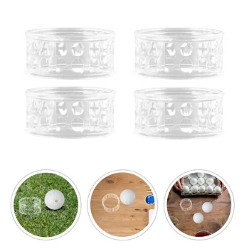 4 бр Шаблони за маркиране на топка за голф Основните Маркери Подравняване Пластмасов Инструмент за маркиране