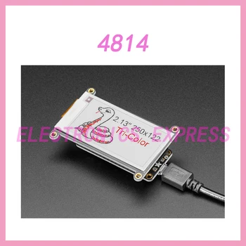 4814 2,13-инчов HD-три-цветен eInk дисплей / ePaper FeatherWing панел 250x122 RW с SSD1680