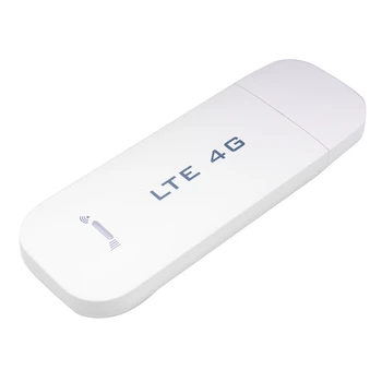 4G WiFi рутер на USB Безжичен модем 100 Mbps със слот за SIM-карти, Джоб за мобилен Wi-Fi за автомобилната безжична точка за достъп