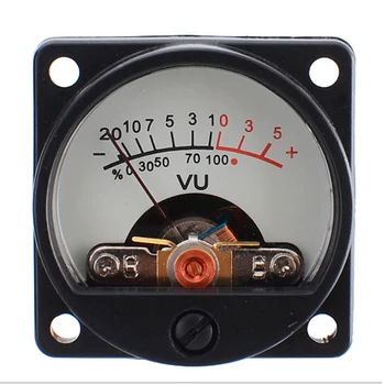 500UA Panel VU-Meter Запис на Топло задна Светлина VU Panel Meter VU-Meter Усилвател Нивото на звука