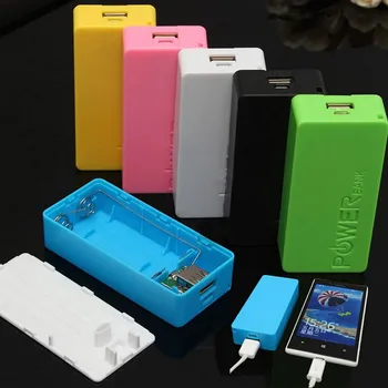 5600mAh 2x18650 USB Power Bank, джоб за зарядно устройство, направи си сам, Кутия за iPhone, смартфон, MP3, Електронна зареждане на мобилни устройства.