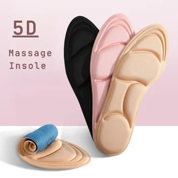 5D Спортни Стелки за Обувки, на Мъже, Жени Дезодорант Дишаща Възглавница Бягащи Стелки за Грижа за Краката Ортопедична Стелка Memory Foam