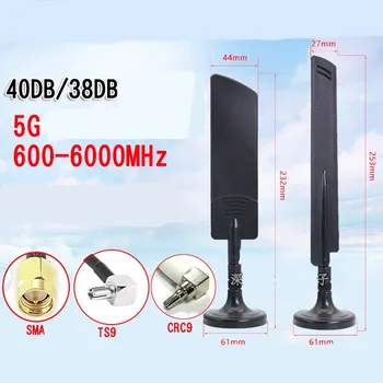5G 40DBi С Висок Коефициент на Усилване на Силна Магнитна Издънка на Антена 1 м кабел, CPE Pro SMA/TS9/CRC9 конектор за рутер Huawei B310 B311 B316