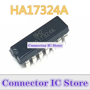 5ШТ Нови вносни оригинални чипове операционен усилвател HA17324A HA17324 вграден чип операционен усилвател DIP14, вграден блок за 0