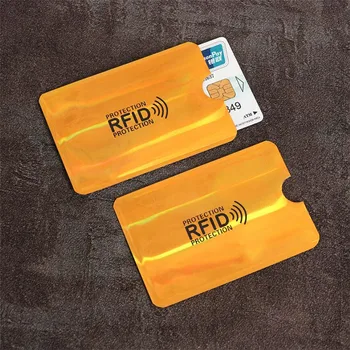 5шт Противоугонный Държач За Карти От Алуминиево Фолио RFID Калъф Защита на картодържателя От demagnetization Набор от Банкови Карти Защитна Чанта NFC