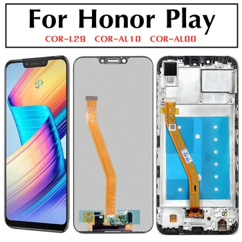 6.3 За Huawei Honor Play LCD дисплей, Дигитайзер, Тъч Екран в Събирането на Рамка За Huawei honor COR-L29 LCD