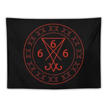 666 - числото на звяра с символ на Луцифер, Гобеленовые тапети, декорация на спалнята, в Корейски стил