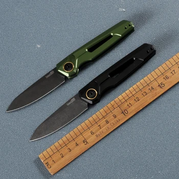 7550 Сгъваем нож CPM154 Острието Алуминиева дръжка Открит спасителна ловен тактически EDC инструмент