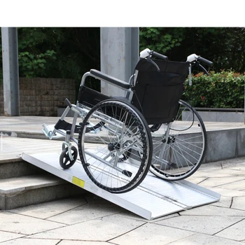 90 см Алуминиева Рампа за Инвалидна Количка, за да Отида На един Стол и Автомобил Auto Wheel Road Way Инструмент За Ремонт на Гуми