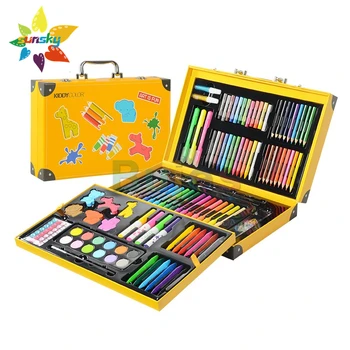 Conda 159/130 БР Детски комплект за рисуване Подарък кутия Инструменти за рисуване Комбинирана художествена писалка за рисуване подарък аксесоари за детска градина