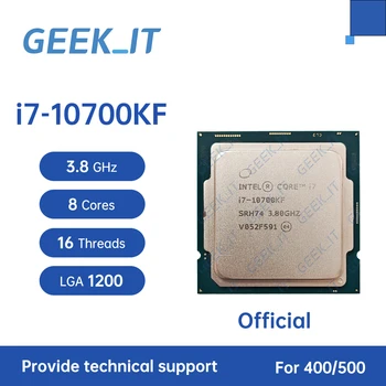 Core i7-10700KF SRH74 3,8 Ghz и 8-ядрен 16-стрийминг процесор, 16 MB 125 W LGA1200 CPU Процесор i7 10700KF