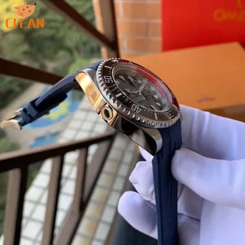 DEEP SEA 44 U1 Factory Ета V12 904L Водоустойчив дизайнерски часовници от най-фина стомана, автоматичен механичен часовник със сапфир светящимся 0