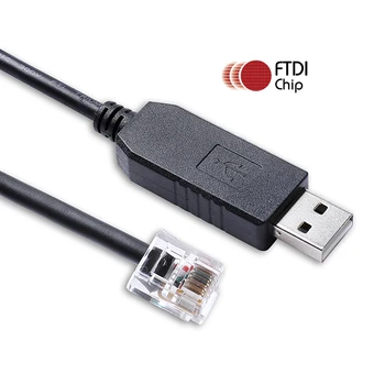 FTDI FT231XS USB, RS232 към RJ11 6P6C Сериен Кабел за Sungoldpower 48V100ah LiFePO4 Литиева Батерия Кабел за Връзка с КОМПЮТЪР