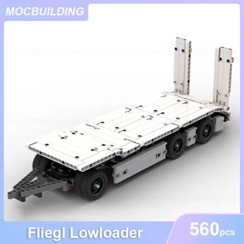 Fliegl Lowloader Модел MOC Строителни Блокове САМ Събрание Тухли Транспорт Образователна Творческа Колекция от Играчки, Подаръци 560ШТ 0