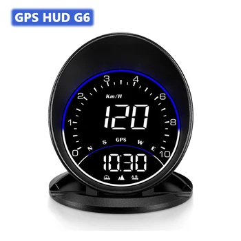 G6 GPS Централен дисплей, Навигация, бордови компютър Автомобилни аксесоари, Аларма за превишаване на скоростта Цифрово измерване на скоростта на Интелигентен автоматичен скоростомер