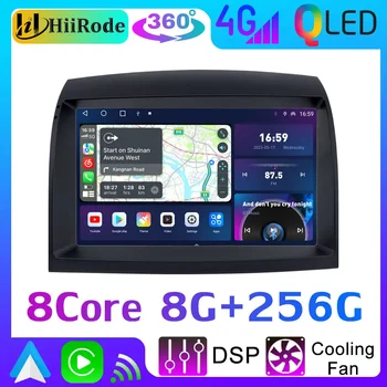 HiiRode QLED 1920*720 Android 12 Автомагнитола За Toyota Sienna 2 XL20 2003-2010 Стерео Главното устройство GPS Навигация CarPlay Auto DSP