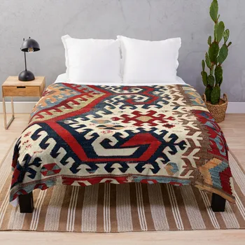 HotamisAntique Konya, Турски Килим, каре с принтом, Пушистое декоративно одеяло на дивана, Голямо одеяло