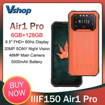 IIIF150 Air1 Pro Здрав Телефон 6 + GB 128 GB IP68 / IP69K 6,5 