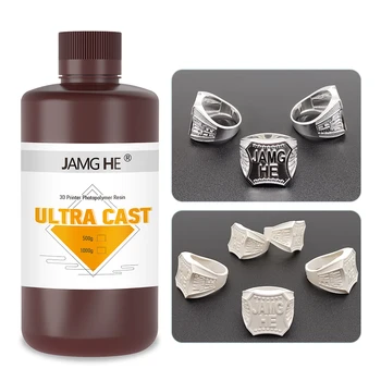 JamgHe пусна нова ювелирную смола Ultra Cast със съдържание на восък 90% и филм за бърз печат, без съдържание на восък за LCD монохромен печат и DLP-принтери