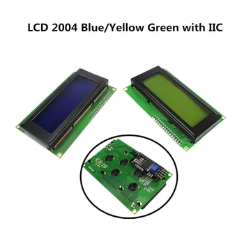 LCD2004 I2C 2004 20x4 2004A Син/Зелен Екран SPLC780D AIP31066 Знаков LCD модул на Адаптера сериен интерфейс IIC