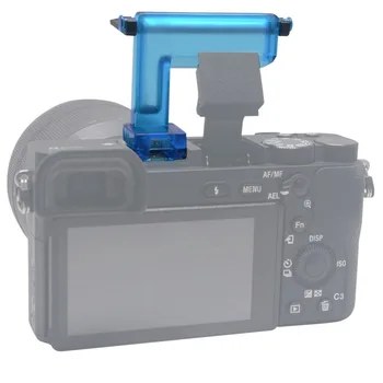 Mcoplus 4 Цвят Лещи светкавица за фотоапарат Sony A6000/A6500/A6300 Регулируем вътрешен маска за светкавица
