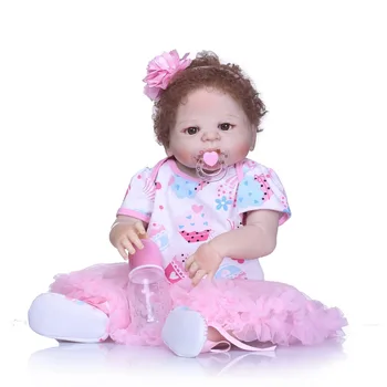 NPKCOLLECTION Bebes Reborn Dolls Реалистична Изцяло Силиконова Кукла За най-Малките Момчета Нова Прическа Живи Детски Кукли и детски Играчки За момичета