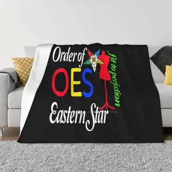 Oes Стил Order Of The Eastern Star Логото Sistar идеален за домашно фланелевого одеяла в бестселър Order Of The