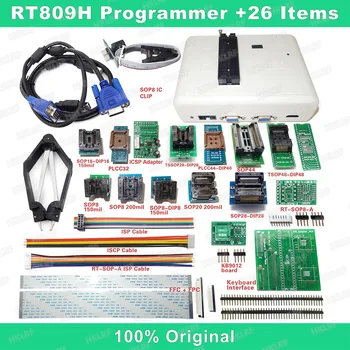 RT809H Универсален програмист EMMC-Nand FLASH + 26 Елементи С кабели EMMC-Nand-Добре, отколкото програмист XGecu T56