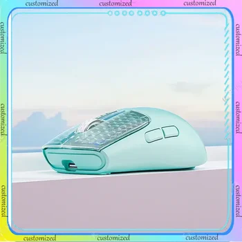 SC560 Трехрежимная безжична мишка с Bluetooth за момичета Тънък и лек дизайн, ергономични офис игрова компютърна мишка с резолюция от 10000 точки на инч