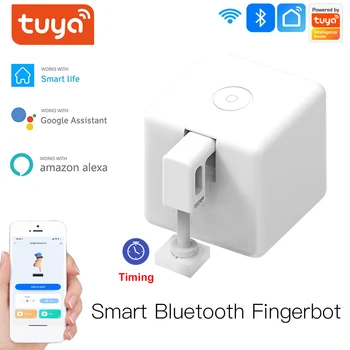 Sasha WIFI Fingerbot Plus Pusher Умен Дом Bluetooth Пальчиковый Робот Превключвател Таймер Приложението Гласов Контрол, за да Добавите Хъб Работа С Алекса Google