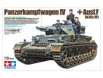 Tamiya 35374 Комплект общ модел на резервоара 1/35 на Втората световна война Немски Panzer IV Ausf.F Sd.Kfz.161