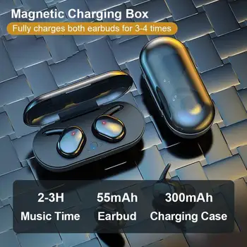 Tws Bluetooth слушалката е Безжична 5.0 Мини слушалки в ушите Слушалки в ушите Нови слушалки Y30 Спортни киберспортивные игри Високо качество на звука